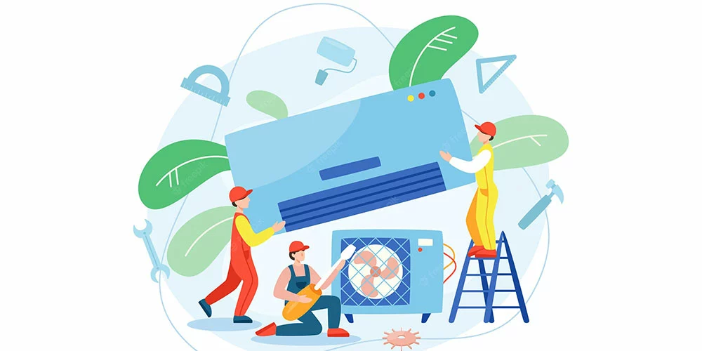 کولر گازی یونیوا 36000 بدون اینورتر ENZO مدل انزو UNEVA