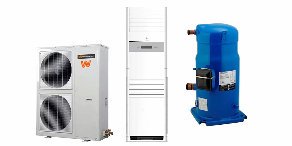 کولر گازی ایستاده 60000 اینورتر وایت وستینگ هاوس