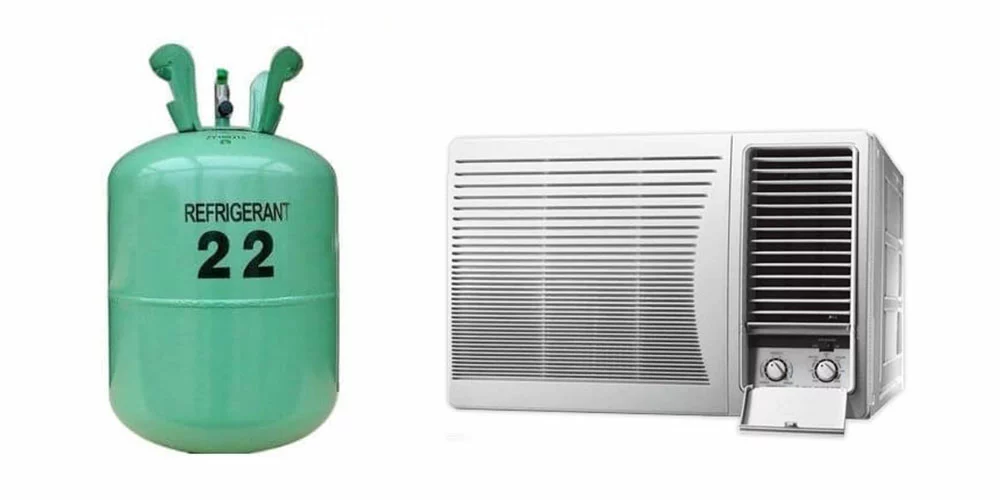 گاز مبرد R22 در کولر گازی پنجره‌ای گری 25000 مدل Turbo-H25HC3