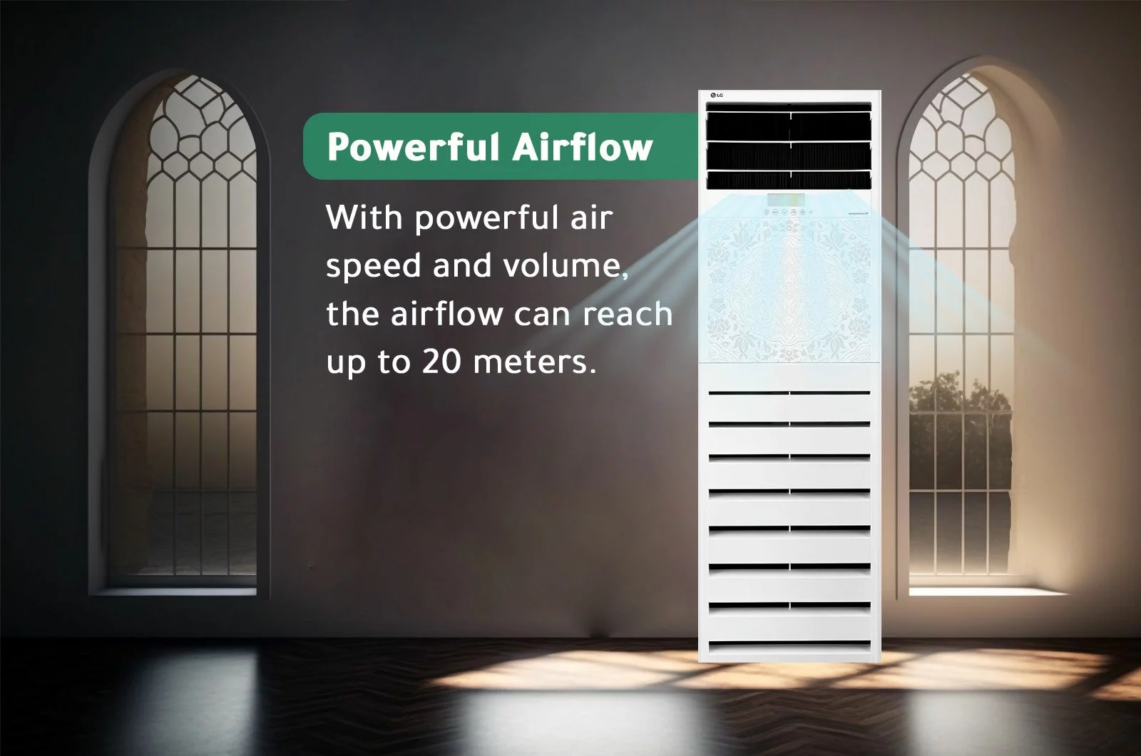 کولر گازی پنل ایستاده الجی LG