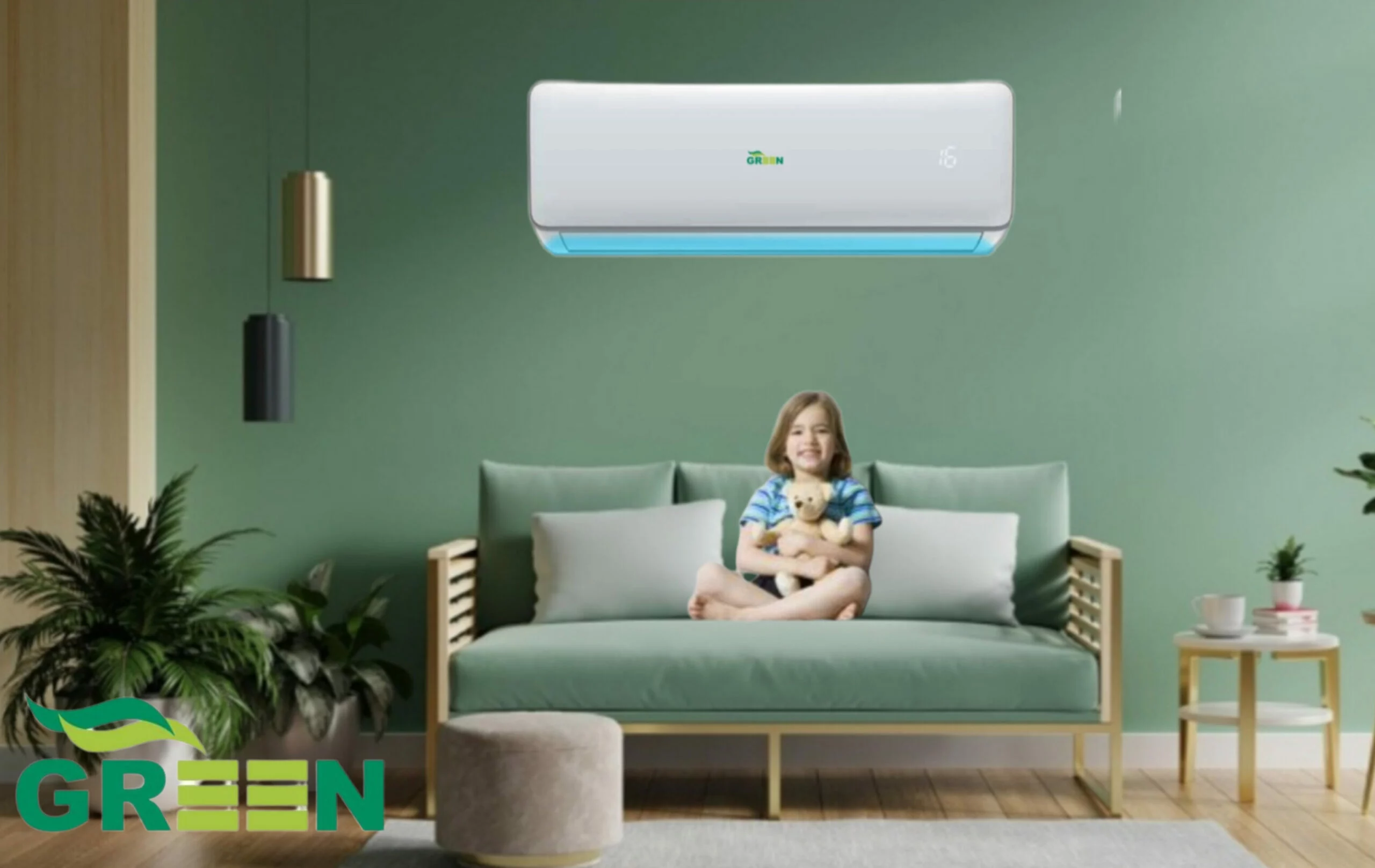 قدرت خنک کنندگی کولر گازی دیواری گرین 24000 اینورتر مدل GWS-H24P1T1A