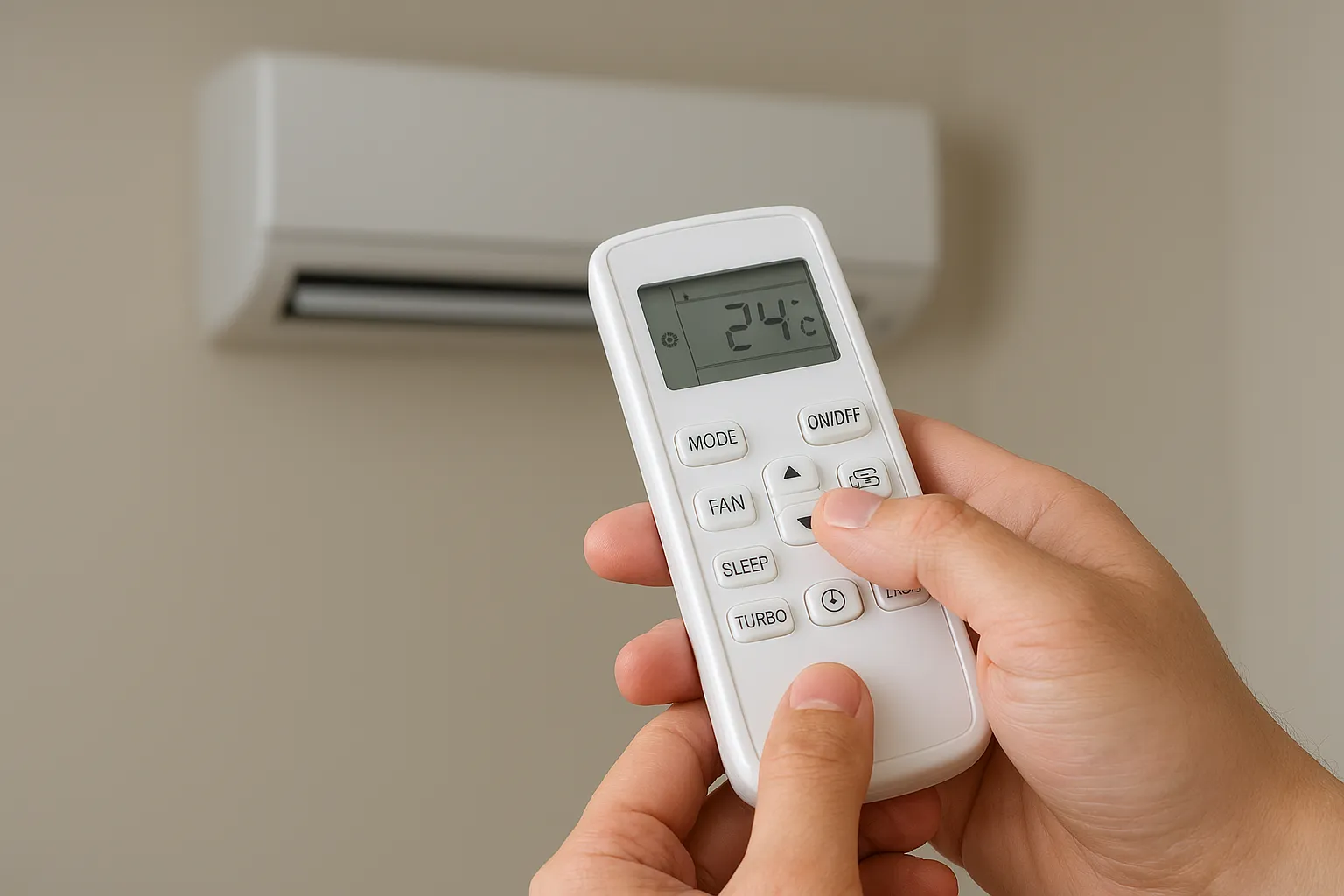 آموزش ریموت کنترل در کولر گازی