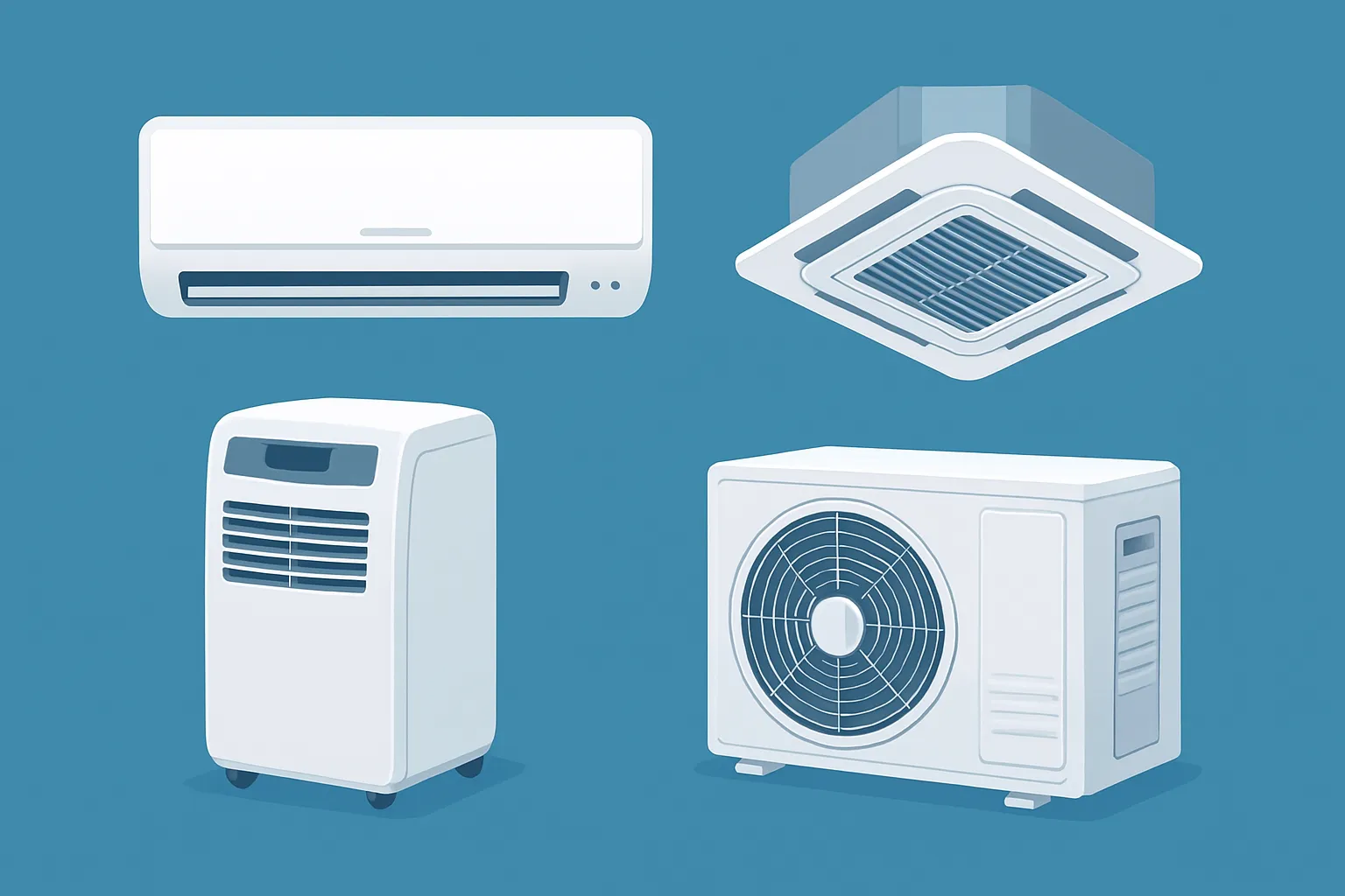 بررسی انواع کولر گازی