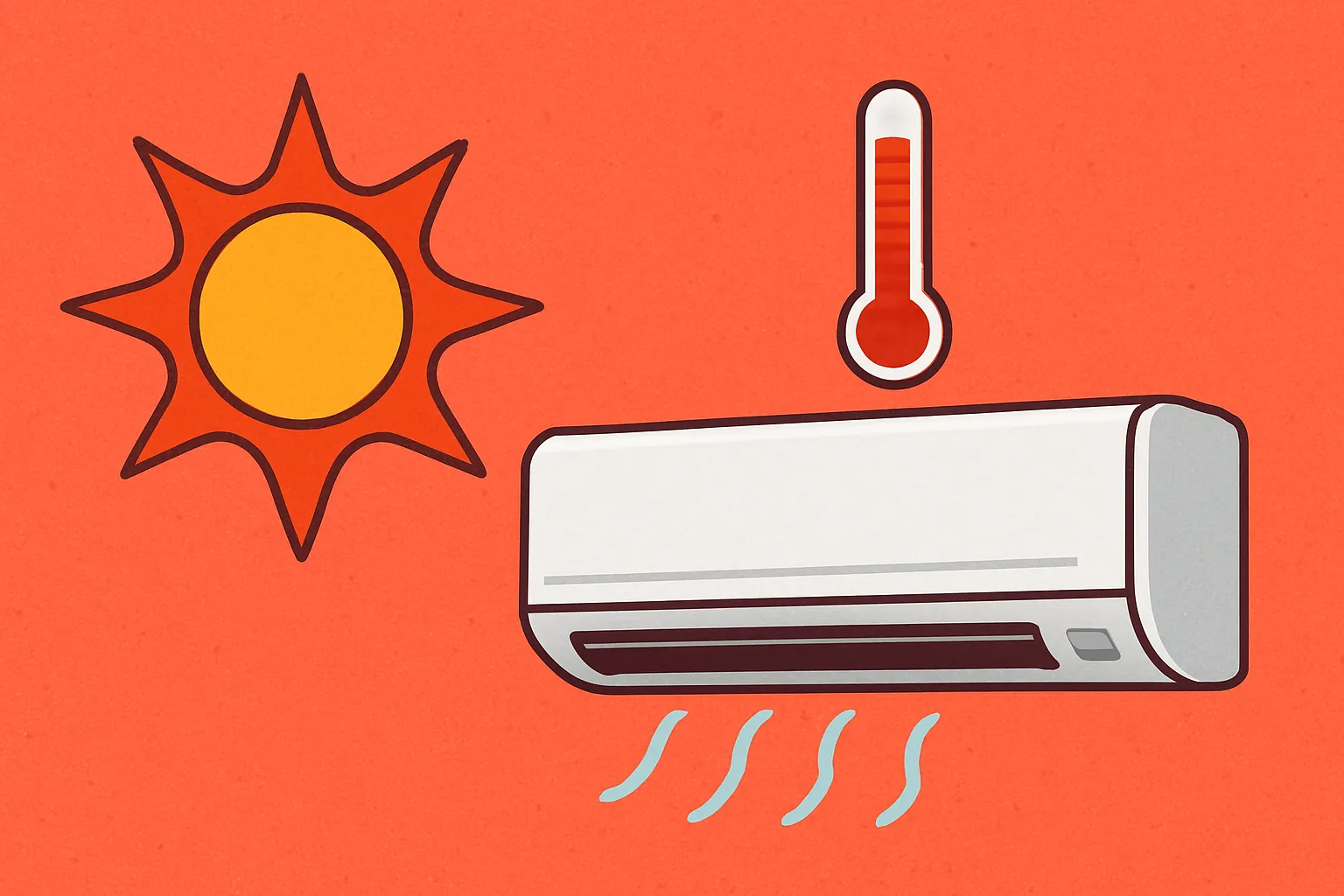 تاثیر دماهای بالا بر عملکرد کولر گازی