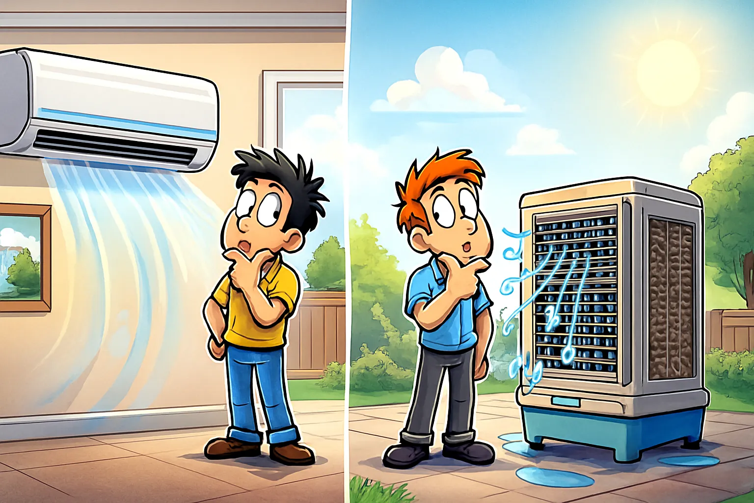 تفاوت بین کولر گازی و کولر آبی