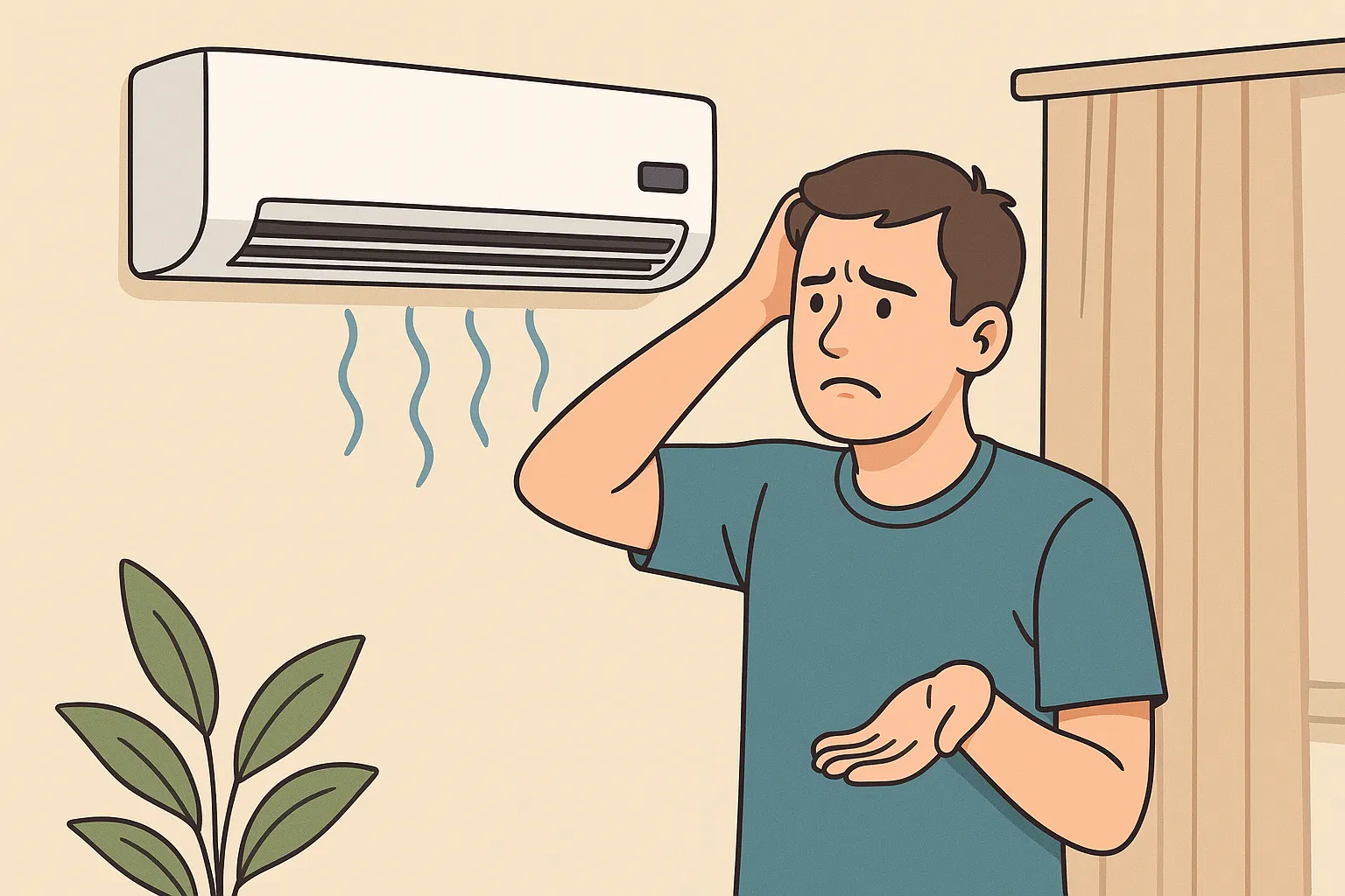 چرا کولر گازی کار نمی کند؟