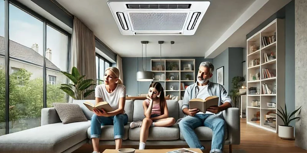 قیمت داکت اسپلیت کاستی زانتی 36000 اینورتر مدل ZMCD-36HD3RANA