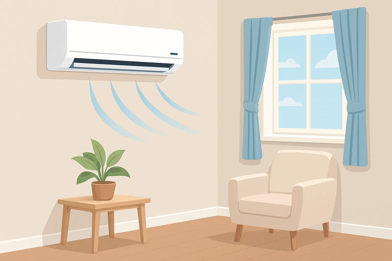 انتخاب کولر گازی برای اتاق کوچک