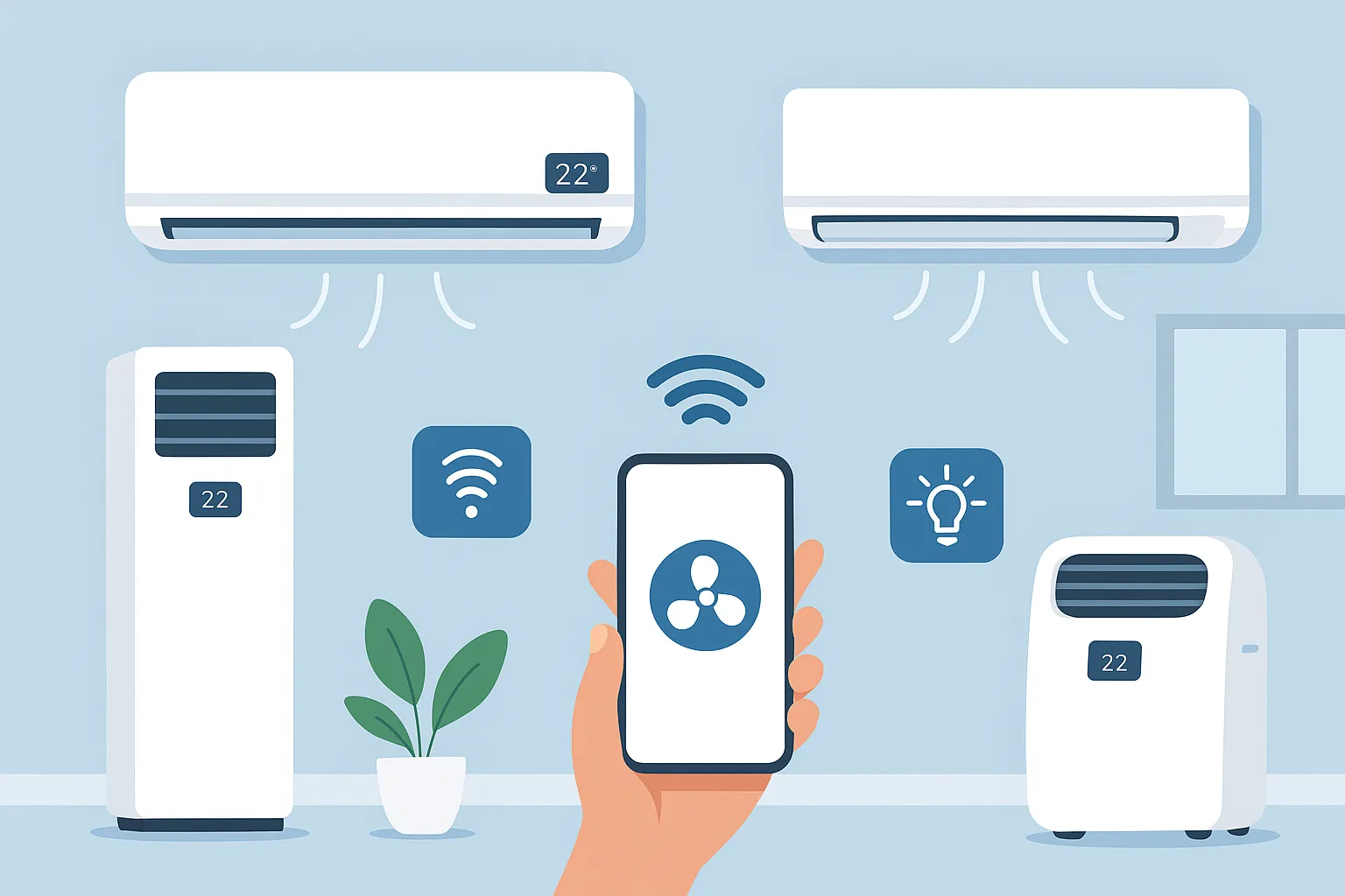 انواع کولرگازی هوشمند و قابلیت ها