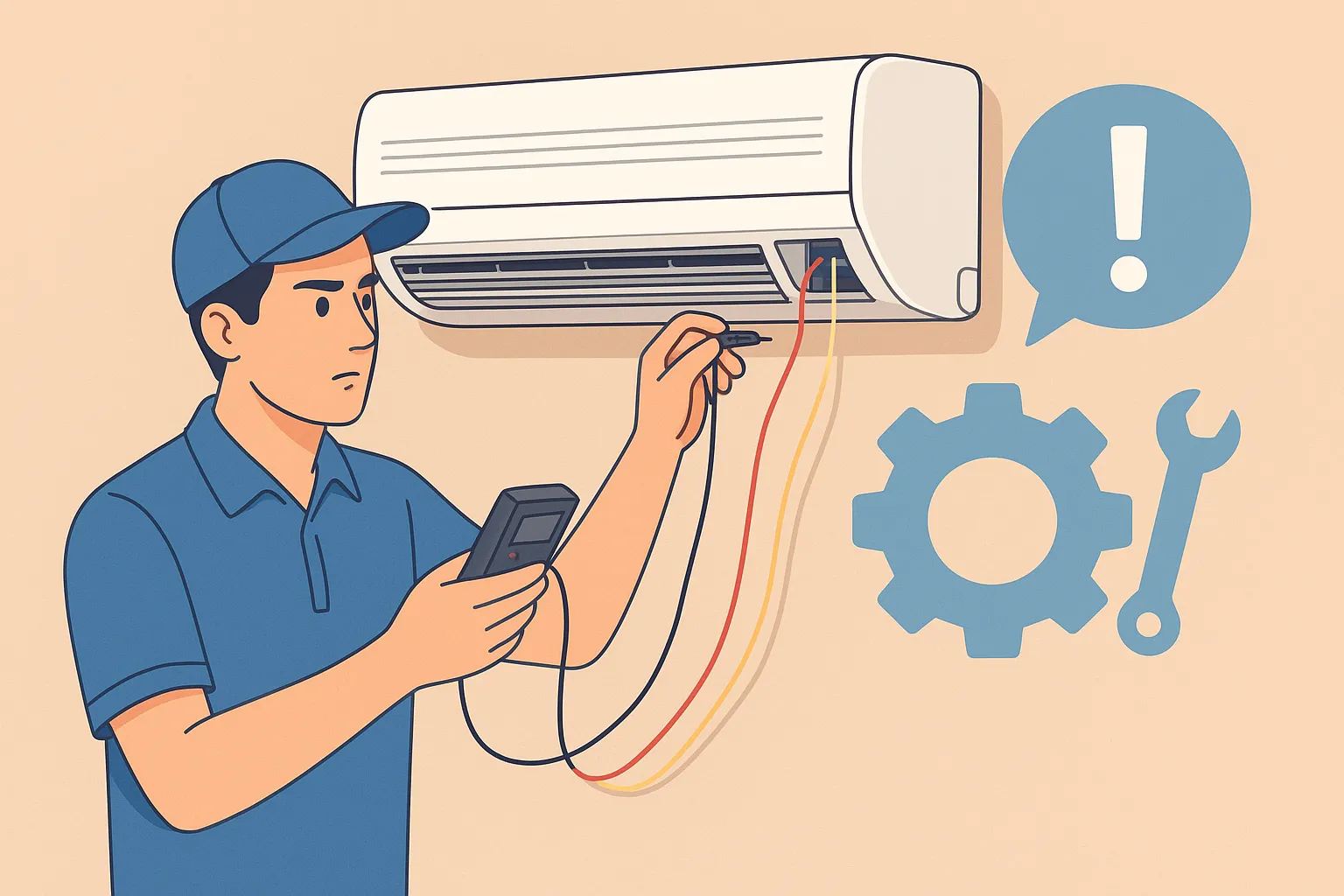 عیب یابی مشکلات رایج کولرگازی