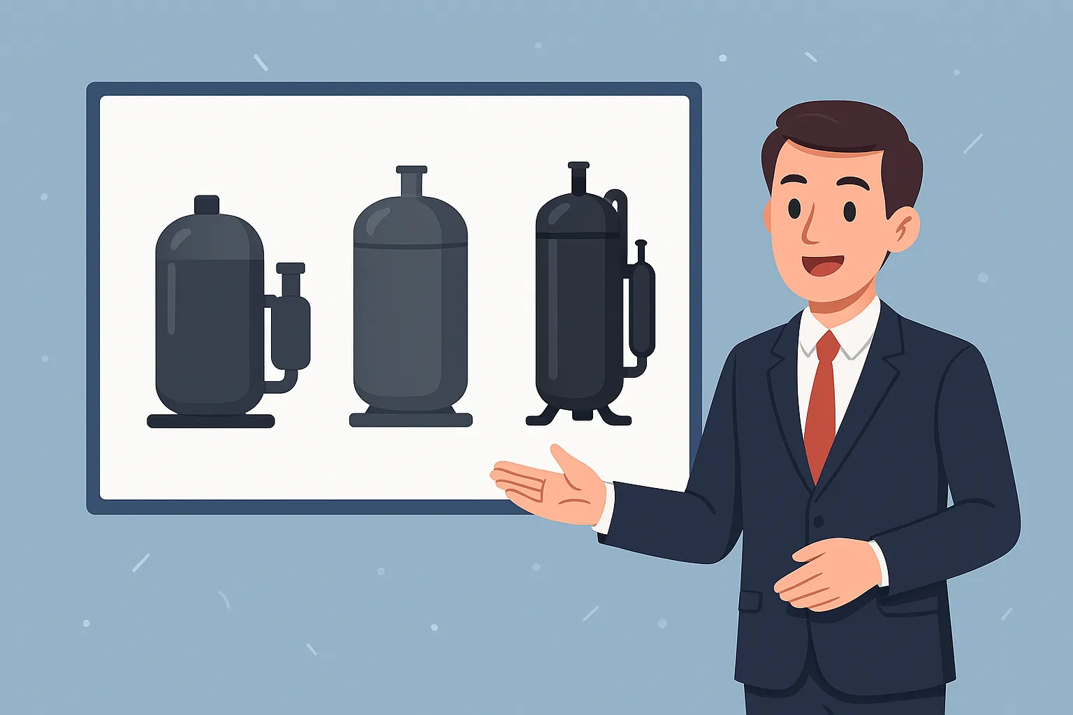 معرفی انواع کمپرسور