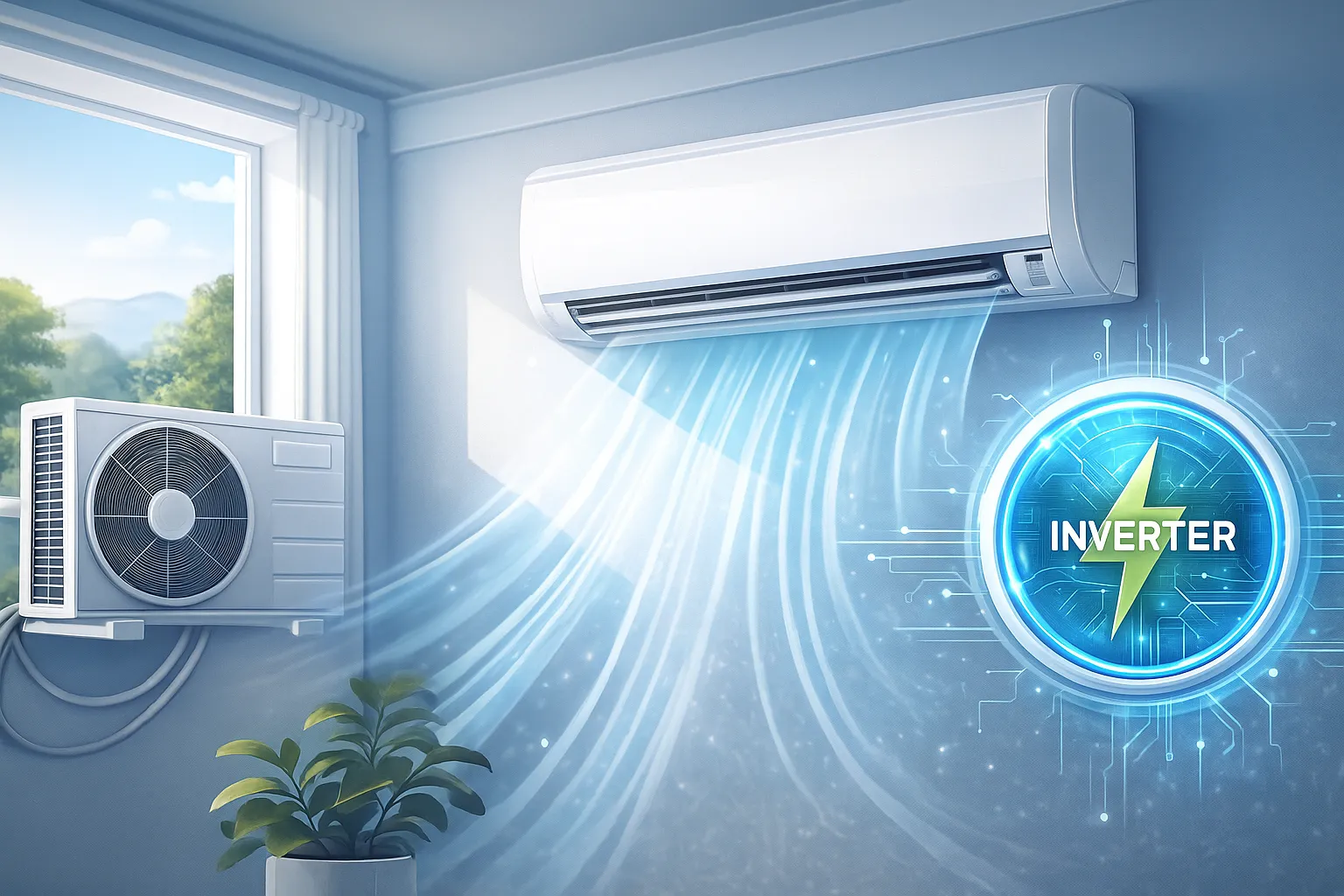 کولر گازی اینورتر چیست و چه مزایایی دارد؟