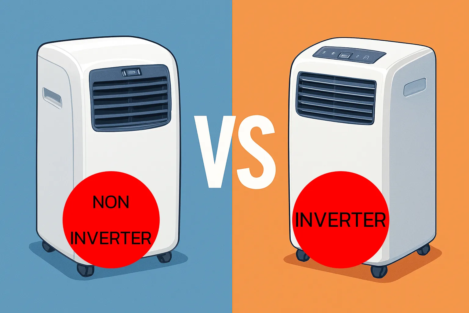 کولر گازی پرتابل اینورتر یا معمولی؟