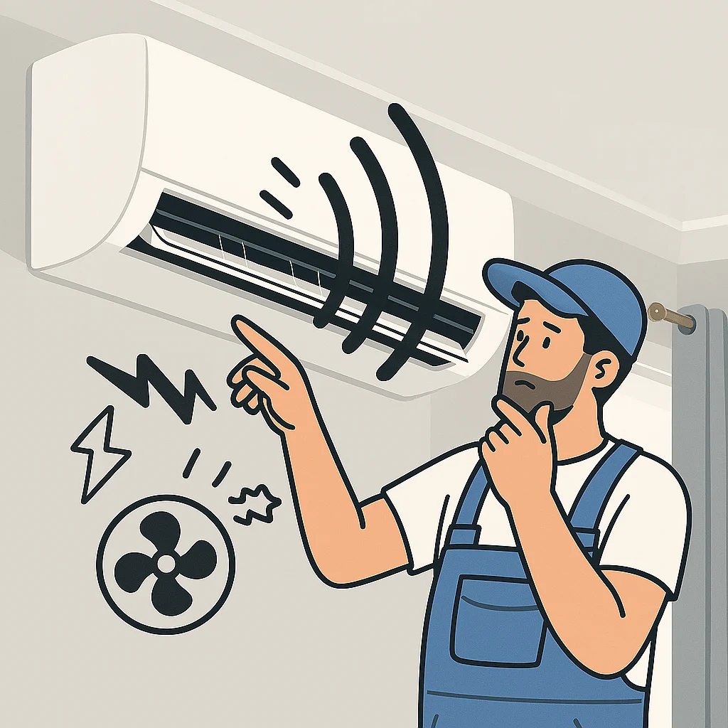 علت صدای زیاد کولر گازی