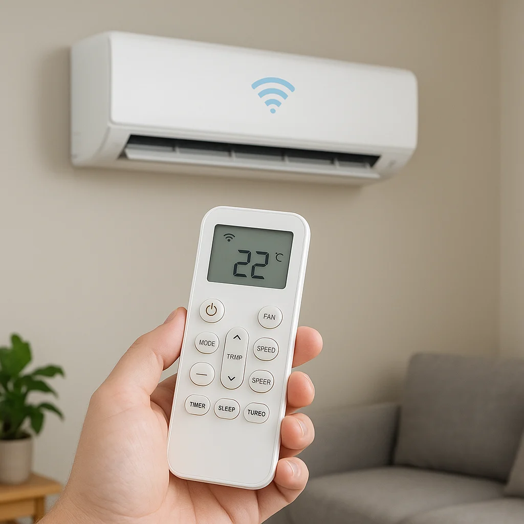 کولر گازی هوشمند و کنترل از راه دور