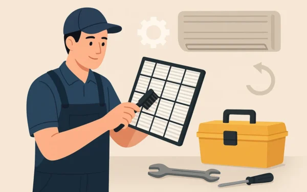 تمیز کردن فیلتر و تعمییرات دوره ای