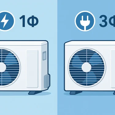 کولر گازی تک فاز و سه فاز
